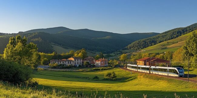Servicios de transporte en el camino de santiago trenes buses y taxis